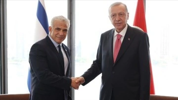 Cumhurbaşkanı Erdoğan İsrail Başbakanı Lapid'i onama etti
