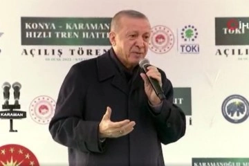 Cumhurbaşkanı Erdoğan, Karaman’da