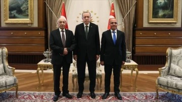 Cumhurbaşkanı Erdoğan, Libya Temsilciler Meclisi Başkanı Salih'i onama etti