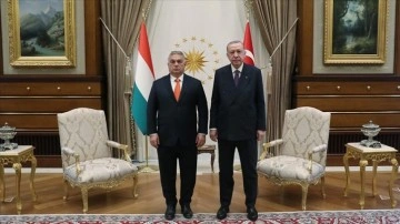 Cumhurbaşkanı Erdoğan, Macaristan Başbakanı Orban onuruna gece ezanı yemeği verdi