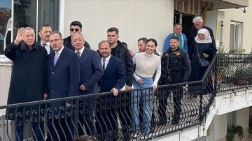 Cumhurbaşkanı Erdoğan Muğla'da Soğancı ailesinin evine misafir oldu