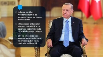 Cumhurbaşkanı Erdoğan: Yeniden namzetlik uğrunda tek bariyer bulunmuyor