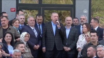 Cumhurbaşkanı Erdoğan: Yola çıkarken verdiğimiz lafları iri seviyede adına getirdik