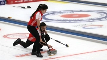 Curlingde Türkiye Karışık Çiftler Milli Takımı, Brezilya'yı aşınmış etti