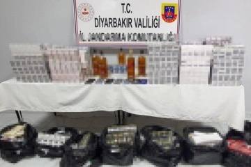 Diyarbakır’da birçok kaçak ürün ele geçirildi