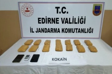 Edirne'de 7 kilo kokain ele geçirildi