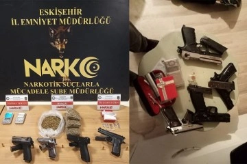 Eskişehir’de uyuşturucu operasyonu: 5 gözaltı
