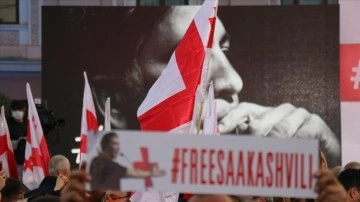 Gürcistan'da muhalefetten 9 saylav vakfedilmiş Saakaşvili'ye dayanak düşüncesince kıtlık grevinde