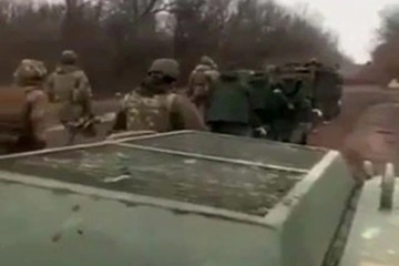 Harkov’da Rus askerleri rehin alındı