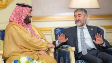 Hazine ve Maliye Bakanı Nebati, Suudi Arabistan Veliaht Prensi Selman ile müşterek araya geldi