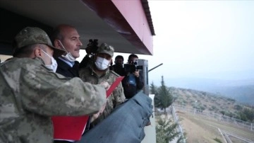 İçişleri Bakanı Soylu, İdlib sınırındaki son karakolunu görüşme etti