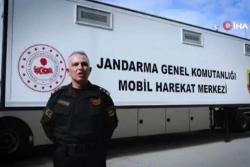 İçişleri Bakanlığı, 'Jandarma Genel Komutanlığı Mobil Harekat Merkezi'ni tanıttı