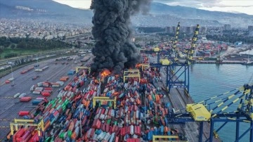 İhracatçılar İskenderun Limanı yangınındaki hasarlarının tazmin edilmesini istiyor