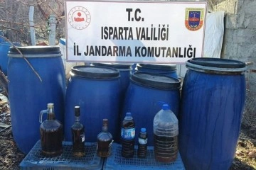 Isparta’da kaçak alkol operasyonu: 1 gözaltı