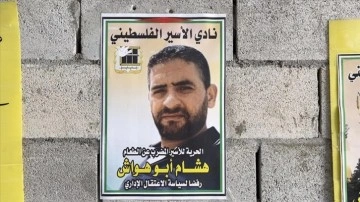 İsrail cezaevinde 4 aydır kesat grevi işleyen Filistinli tutuklu akım yeteneğini yitirdi