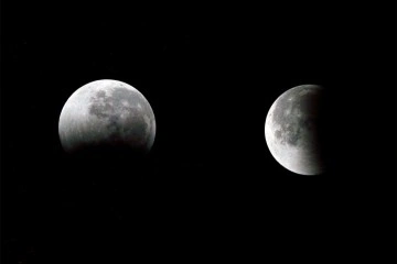 ISS’de görevli kozmonot, sonuç 6 asrın en uzun Ay tutulmasını fotoğrafladı