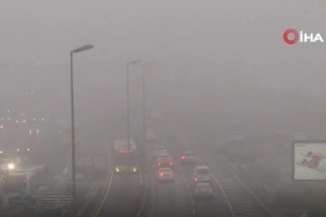 İstanbul güne yoğun sisle uyandı