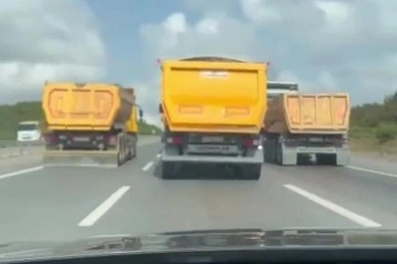 İstanbul'da hafriyat kamyonları tehlike saçıyor