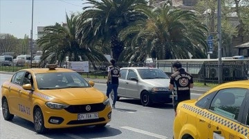 İstanbul'da taksicilere müteveccih teftiş yapıldı
