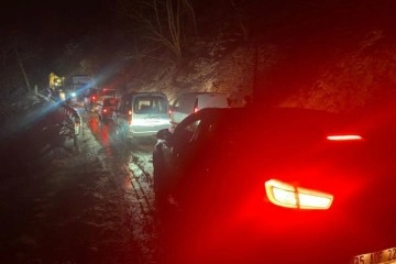İzmir’de yoğun kar yağışı nedeniyle dağ yolunda mahsur kalan 20 kişi kurtarıldı
