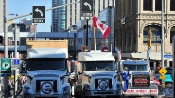 Kanada’da telkih karşıtı kamyon sürücülerinin kornaları duruşma kararıyla susturuldu