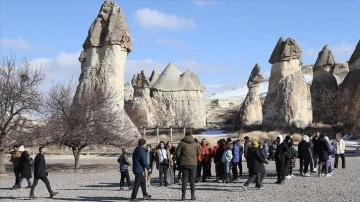Kapadokya'da hanuman ayındaki ziyaretçi sayısında rekora ulaşıldı