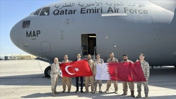 Katar, Türkiye ve Suriye'deki deprem bölgelerine yardımlarını sürdürüyor