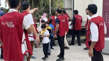 Katarlı evlatların katılımıyla depremzedeler düşüncesince iane kampanyası düzenleniyor