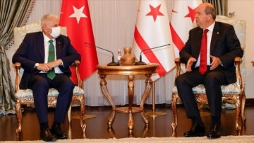 KKTC Cumhurbaşkanı Tatar, AK Parti Genel Başkanvekili Yıldırım'ı ikrar etti