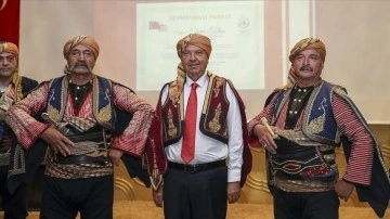 KKTC Cumhurbaşkanı Tatar'a, Ankara'da "Seymenbaşı Beratı" sunma edildi