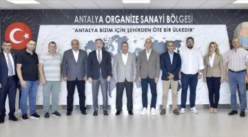 KKTC'li iş insanları, Antalya OSB'de tetkikte bulundu