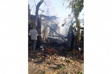 Konya’da müstakil ev alev alev yandı!