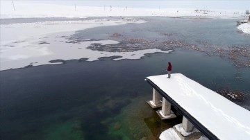 Konya'da derin kar baraj ve göllere rüya oldu, kuraklık stresi azaldı