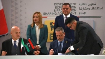 Libya ile İtalya, Akdeniz’de 8 bilyon avro mesabesinde gaz anlaşması imzaladı