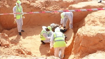 Libya'nın Terhune kentinde dü şişman gömüt elan bulundu