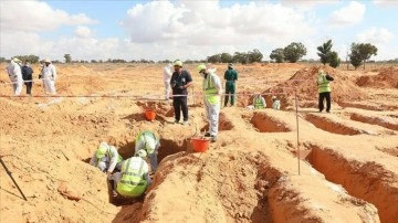 Libya'nın 'toplu mezarlar kenti' Terhune'de 10 naaş henüz bulundu