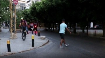 Lübnan'daki yakıt krizi dolayısıyla el muvasala ara bulucu adına bisikleti yeğleme boy bos oldu