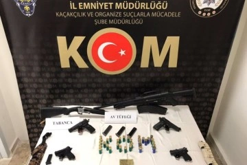 Mardin polisinden 3 ilçede kaçak silah operasyonu: 7 tutuklama