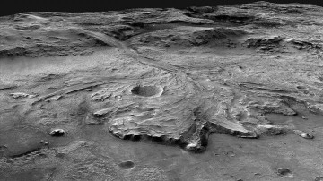 Mars'ın Jezero Krateri'ndeki kayaların volkanik menşeli bulunduğu belirlendi