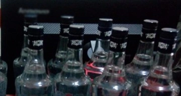Mersin'de 47 şişe sahte içki ele geçirildi