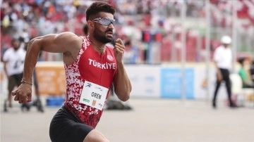Milli atlet Sinan Ören, 300 metrede toy Türkiye rekorunun sahibi oldu