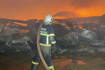 Mobilya fabrikası alev alev yandı, oldukça çok işçi dumandan etkilendi