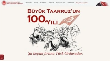 MSB, Büyük Taarruz'un 100. yıl dönümü zımnında web sayfası hazırladı