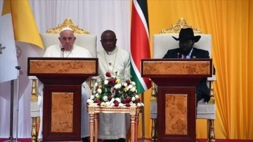 Papa Franciscus barışın sağlanmasına dayanak noktası düşüncesince Güney Sudan'da