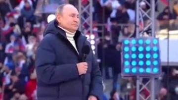 Putin, Ukrayna savaşının başlamasından buyana önceki defa halkın karşısına çıktı