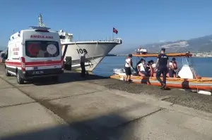 Rahatsızlanan gemi kaptanının yardımına Sahil Güvenlik koştu