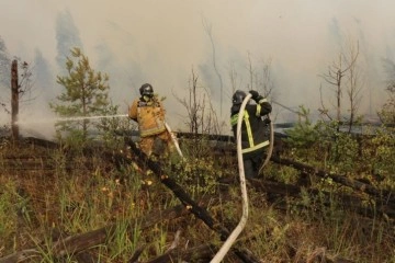 Rusya'da süren orman yangınında 12 bin hektarlık alan kül oldu