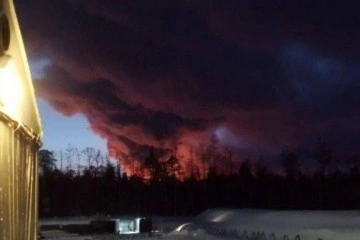 Rusya'da petrol ve gaz tesisinde yangın