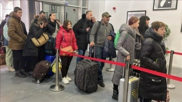 Sığınaklarda küsurat Ukraynalılar Türkiye'ye geldi