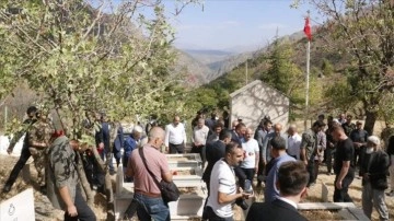 Siirt'in Daltepe ve Kalkancık köylerinde PKK'lı teröristlerin katlettiği 37 ad anıldı